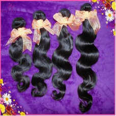 Merual Raw Hair Company Indonesian  Body Wave 4pcs/lot Sew Weave Thick bundles fast shipping Tangle free