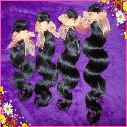 Merual Raw Hair Company Indonesian Body Wave 4pcs/lot Sew Weave Thick bundles fast shipping Tangle free