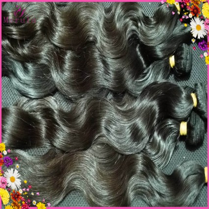 Diamond Vendor Unprocessed Burmese Raw wavy hair 1 bundle single deal 3.5oz/pack Professional weave company