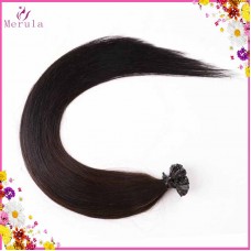 Celebrity U-tips Keratin tips Hair Extensions Straight Raw Single donor Human Hair 100grams(2packs) 