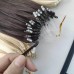 Celebrity Micro Loop Ring Extensions Raw Single donor Straight Human Hair 100grams(2packs)