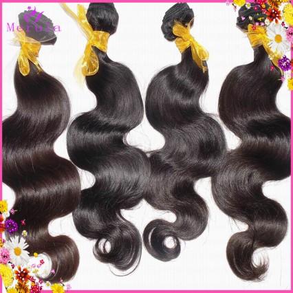 HOT Seller 2 Bundles Unprocessed Virgin Laotian Human Hair Weaves Body Wave Virgin RAW Extensions