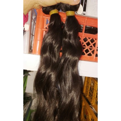 Decent quality Sample order 1/2 bundles deal Loose Natural Ocean Wave Laotian Raw Virgin Hair 12"-28" inches 