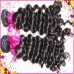 Shiny Single donor Deep wave Laotian hair 3pcs/lot Curly weave Natural color Amazing texture