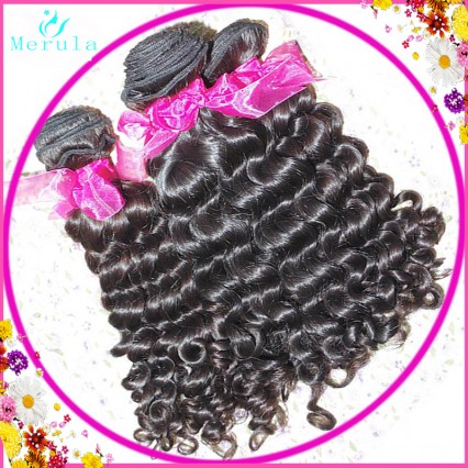 Laotian deep wave big curl unprocessed raw hair 1 bundle deal  Loose curly Diamond weave boutique Merua