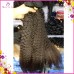 Natural Kinky straight Burmese raw hair weaving Coarser African American Hair Style 2pcs/lot  Tangle free Merula Tress