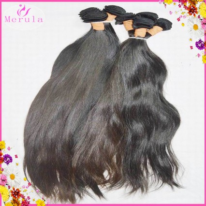 High Quality Cuticle intact 4 bundles Raw Laotian Hair Natural Color Straight Hair weave Dropshipper