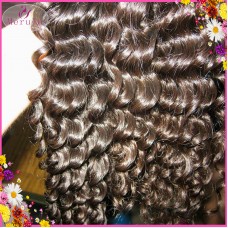 Raw Unprocessed one direction human hair 100g one bundle Cambodian deep wave curly weaving High Quality weft