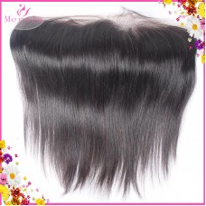 7 Stars Premium Raw Unprocessed Hair Silky Straight HD invisiable Preplucked transparent lace frontal