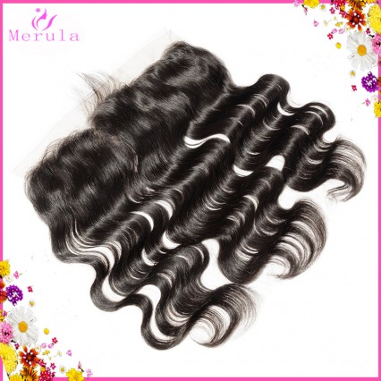 Fantastic Invisiable Raw Hair  transparent brown HD Body wave 13x4 ear to ear frontal