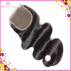 Raw Single donor hair natural Body Wave Lace Closure HD transparent lace