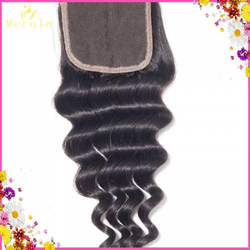 Loose Curly Unprocessed Hair Closure 4x4 Or 5x5 Two Dimensions