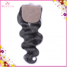 Body wavy silk base closure style Raw Virgin hair 1 pack real scalp looking Unprocessed hair types Filipino Cambodian Burmese 