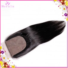 Indian Russian Eurasian Silk Base Closure 100% Raw hairs materials Natural straight 1 piece best selling natural hairline Merula products