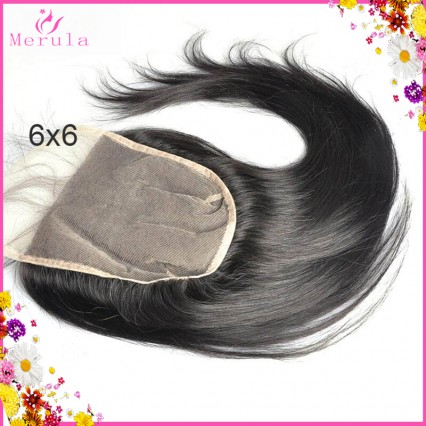 Consistent Raw hair quality natural straight lace closure 6x6 7x7 HD transparent natural hair line swiss lace