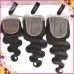 Preplucked Body Wave one donor Raw hair Lace closure 5x5 6x6 7x7 all closures