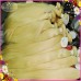 Color 613 raw cuticle aligned Russian blonde human hair 4 bundles deal straight wavy virgin European fashion