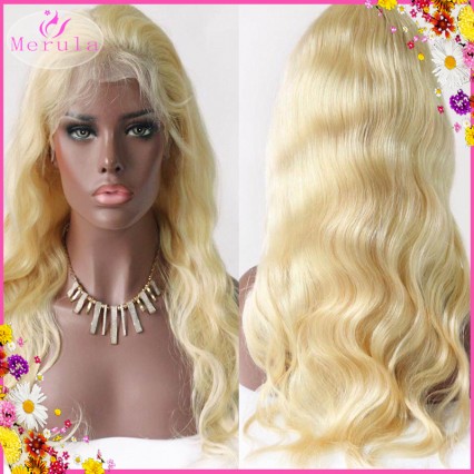 Premium Quality #613 Blonde wigs Lace frontal raw blonde hair wigs 1 unit/pack straight&body wave wavy textures MeruLa Tress